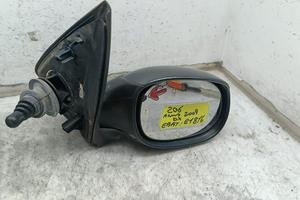 SPECCHIETTO RETROVISORE DESTRO PEUGEOT 206 2Â° Ser