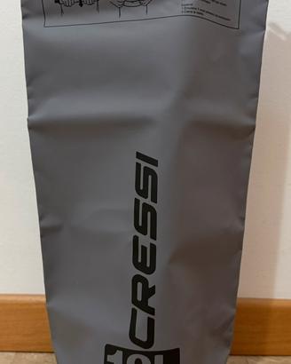 Sacca impermeabile Cressi Dry Bag 10L-grigio (nuov