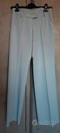 Pantalone largo azzurro elegante taglia 40