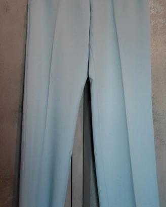 Pantalone largo azzurro elegante taglia 40