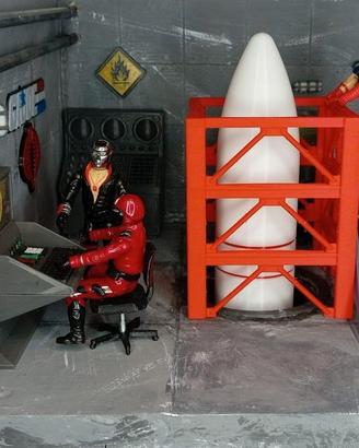 Scenario G.I. Joe Laboratorio Segreto Con Missile 