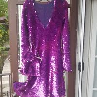 Abito donna vintage in paillette