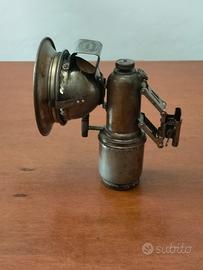 Lampada antica a carburo o acetilene, Saxonia 