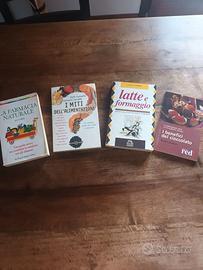 Set di 4 libri: " Latte e formaggio" ecc. ecc.