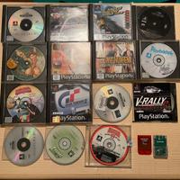 Lotto15giochi ps1 memory card porta cd