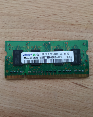 RAM 1GB 2Rx16 PC2-6400S-666-12-A3