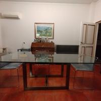 TAVOLO SARPI DI CARLO SCARPA PER CASSINA E 4 SEDIE