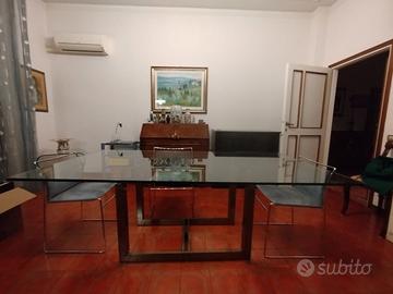 TAVOLO SARPI DI CARLO SCARPA PER CASSINA E 4 SEDIE