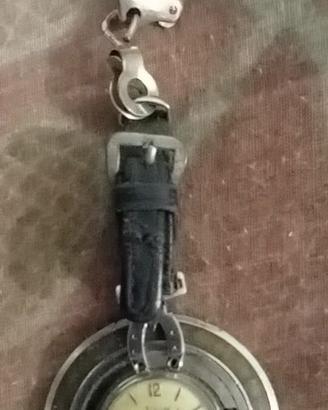 Portachiavi con orologio vintage