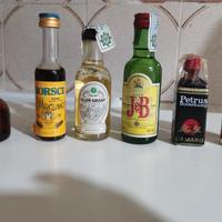 6 Bottigliette mignon da collezione