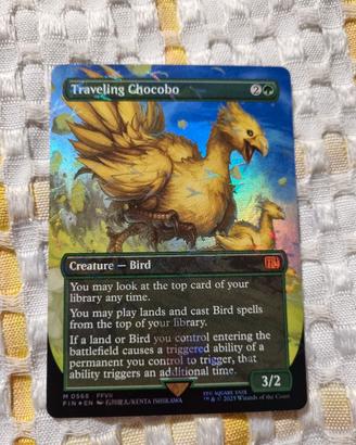 TRAVELING CHOCOBO FOIL FINAL FANTASY MTG MYTHIC 56
