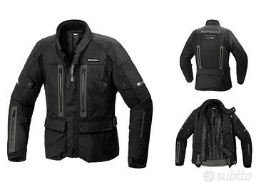 GIACCA TESSUTO MOTO SPIDI TRAVELER NERO PROTEZIONI
