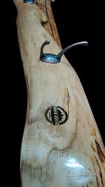 Appendiabiti da parete in castagno