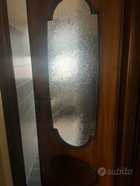 Porte da interno con vetro lavorato