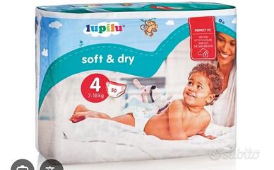 2 confezioni di Pannolini lupilu tg4