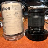 Nikon AF Nikkor 28-80 mm  + custodia e documenti