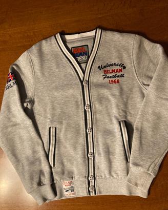 cardigan felpato giacca uomo