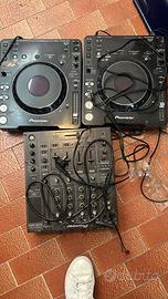 Consol completa piatti e mixer