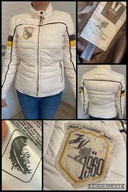 Giacca piumino da neve vuarnet stile vintage
