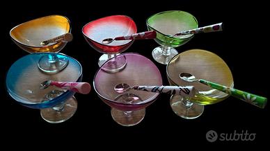 Set 6 Coppe Gelato Pylones Originali -  Francese,
