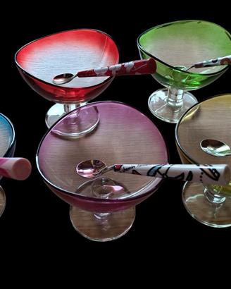 Set 6 Coppe Gelato Pylones Originali -  Francese,