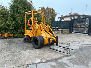 P196-Mini Pala Baraldi 22 q con forche x bancali