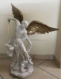 Scultura San michele 80 cm