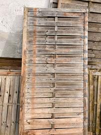 Pannello di legno per recinzione