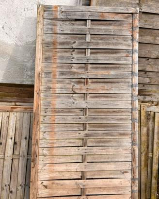 Pannello di legno per recinzione