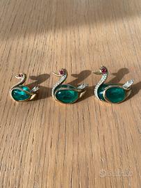 Spille vintage Trifari originali - anatre