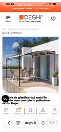 Gazebo a pergola 4x3 Deghi