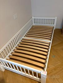 Letto singolo in legno Mon Lit Cabane Brasilia