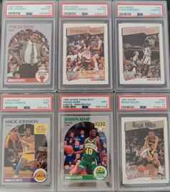 Lotto 6 card NBA collezione anni 90