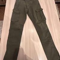 Tony Backer - Pantaloni Verdi Cargo - Taglia 46