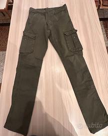 Tony Backer - Pantaloni Verdi Cargo - Taglia 46