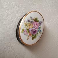 Porta-gioie in limoges decorato a mano