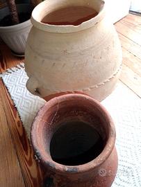 coppia di anfore in terracotta 