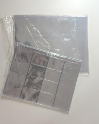 Figurine panini fogli a tasche per raccoglitori