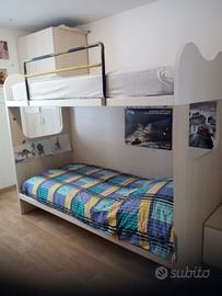 cameretta letto a castello