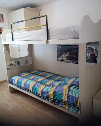 cameretta letto a castello