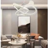 Lampadario Moderno Led Ad Intreccio E Ventilatore