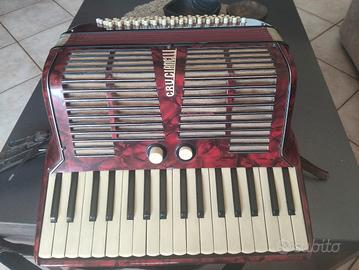 fisarmonica a pianoforte vintage Crucianelli 