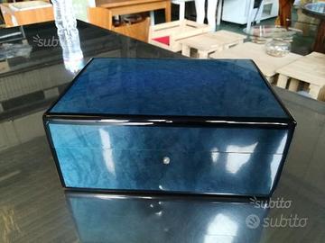 Scatola radica cofanetto portagioie sigari orologi