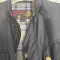 Giacca belstaff originale nera da moto