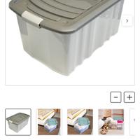Scatola plastica molto capiente organizer casa