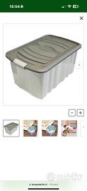 Scatola plastica molto capiente organizer casa