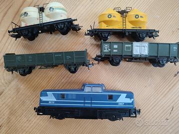 LIMA H0 CONVOGLIO MERCI SNCF