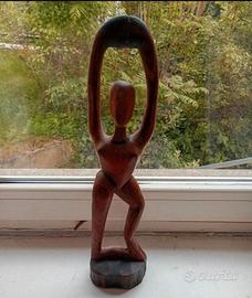 statua africana in legno 