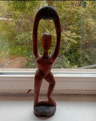 statua africana in legno 