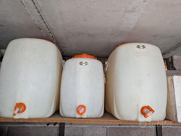 Taniche  da 100 lt e 60